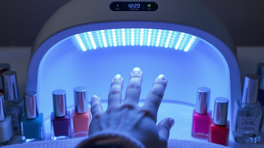 uv nail lamp safety tips