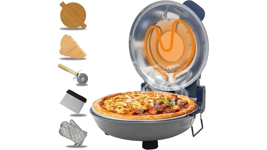 12 inch retro indoor pizza oven