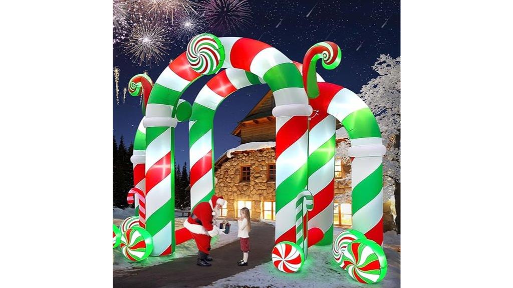 13ft inflatable christmas arch