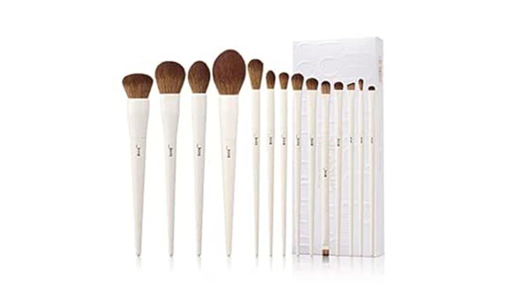14 piece synthetic brush set