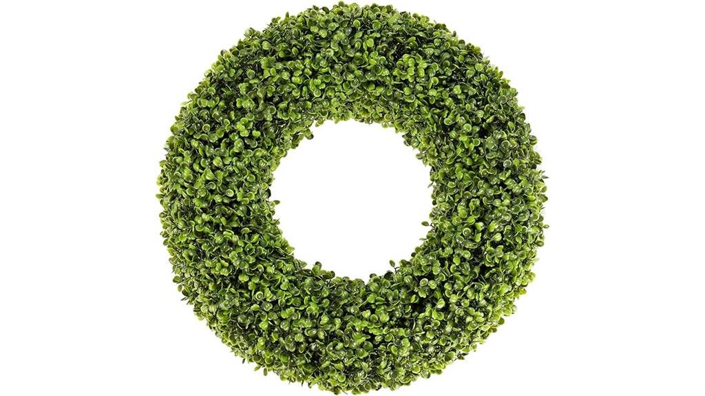 20 inch outdoor boxwood wreath