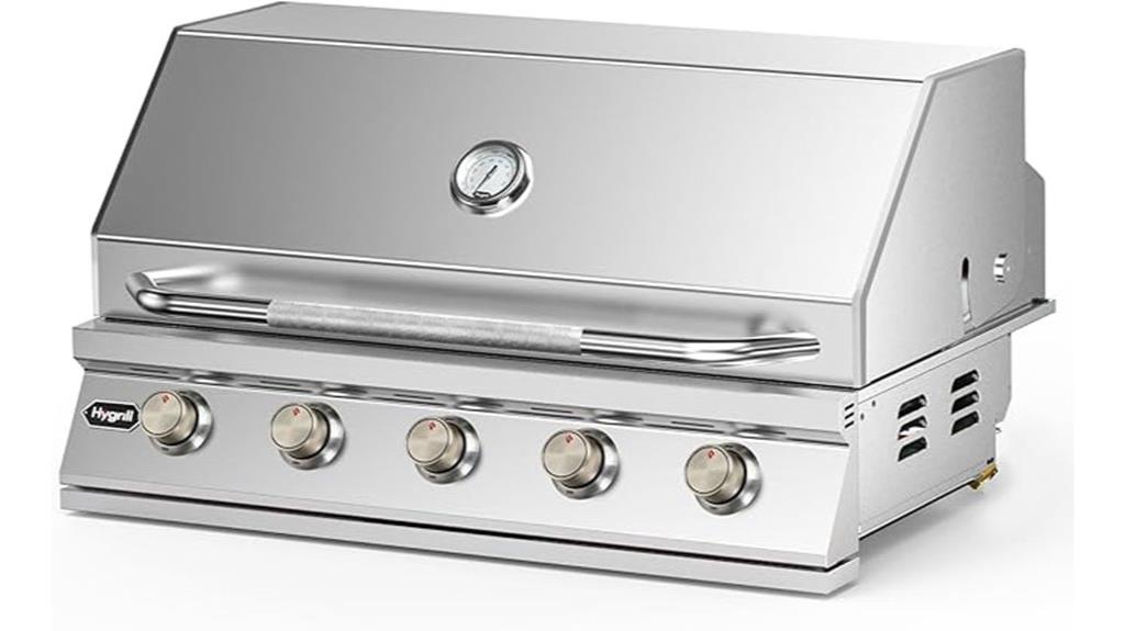 40 inch built in stainless steel