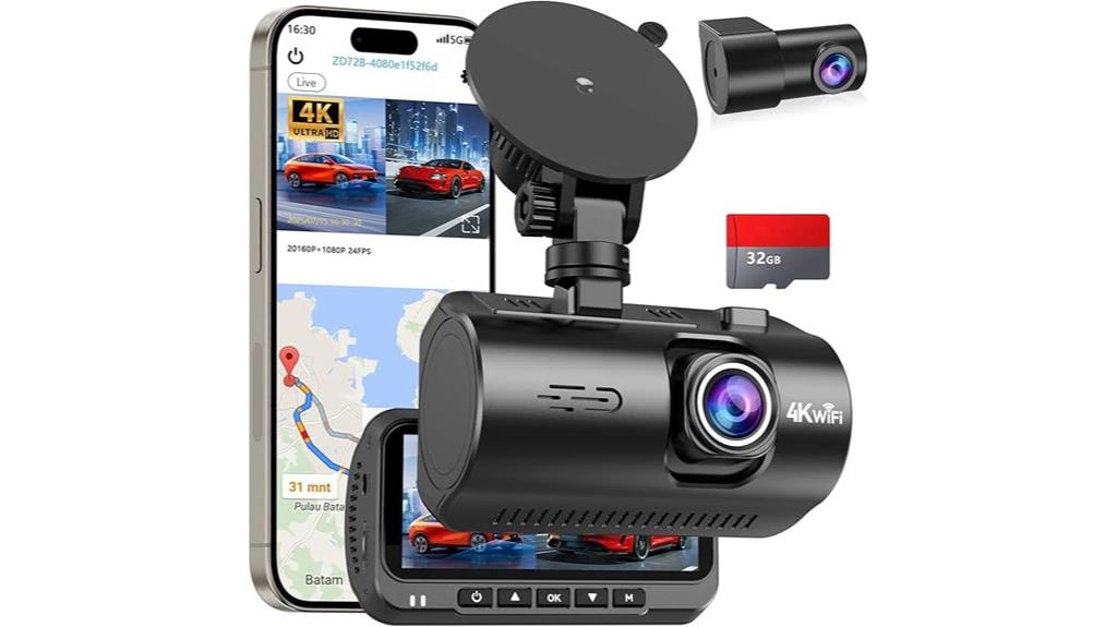 4k dual channel recording