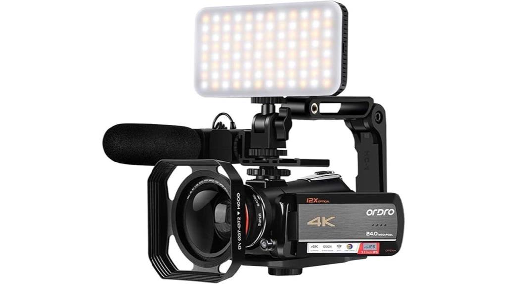 4k video camcorder