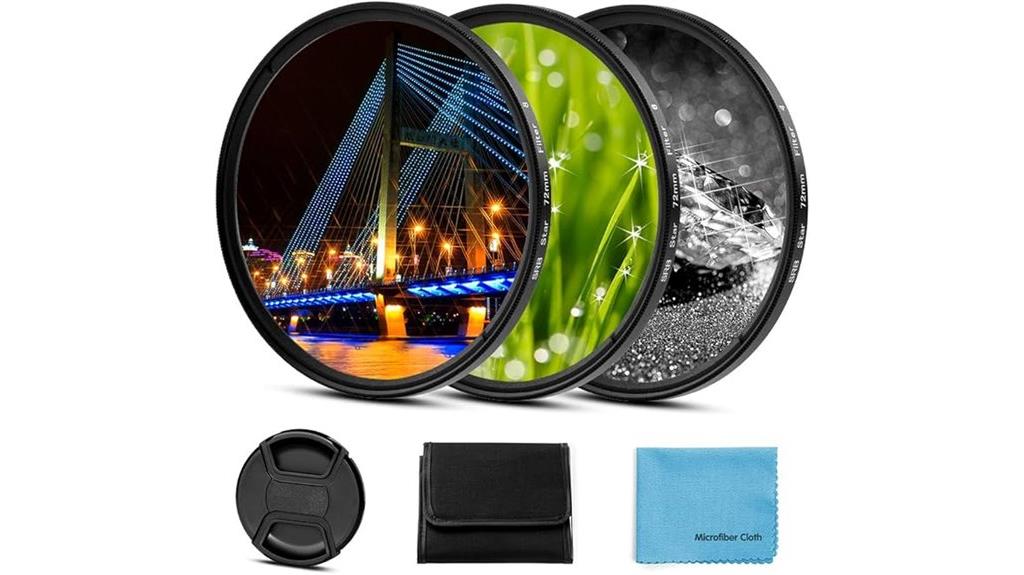 55mm camera filter kit