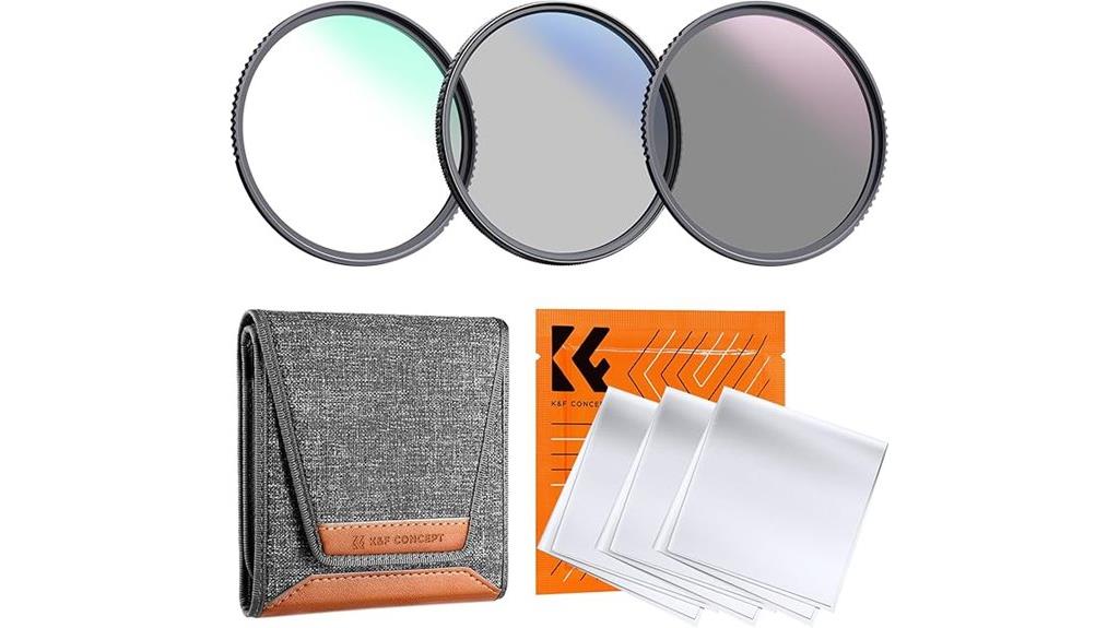58mm filter kit three piece