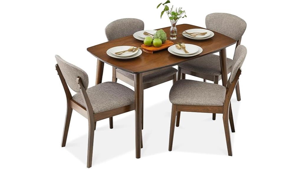 5 piece home dining set