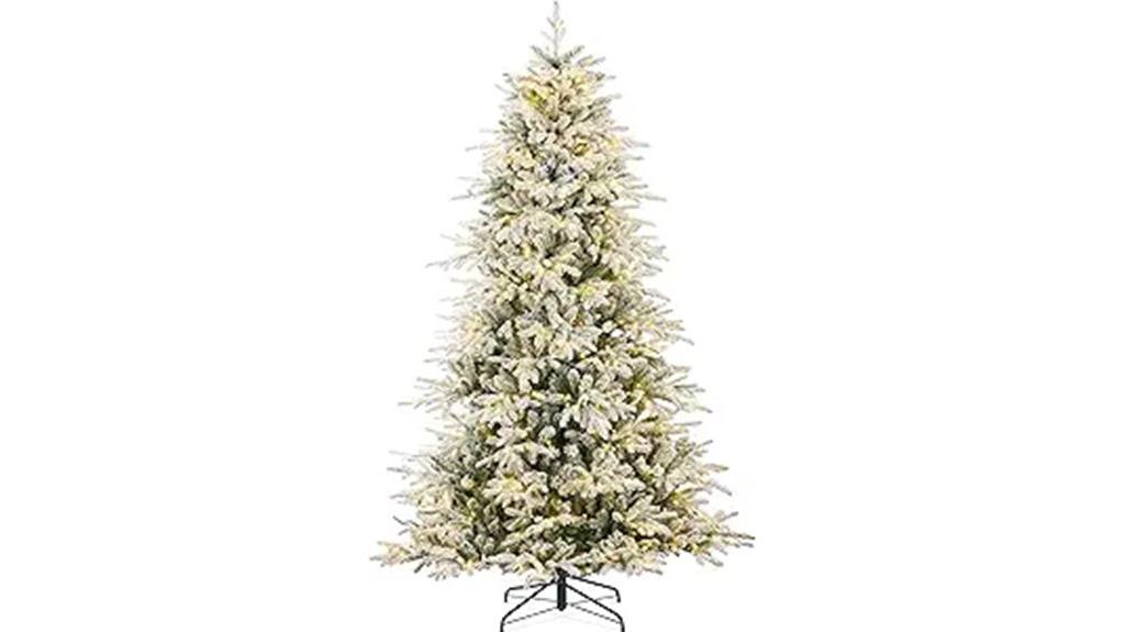 7 5ft pre lit artificial christmas