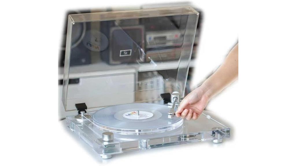 acrylic turntable with bluetooth