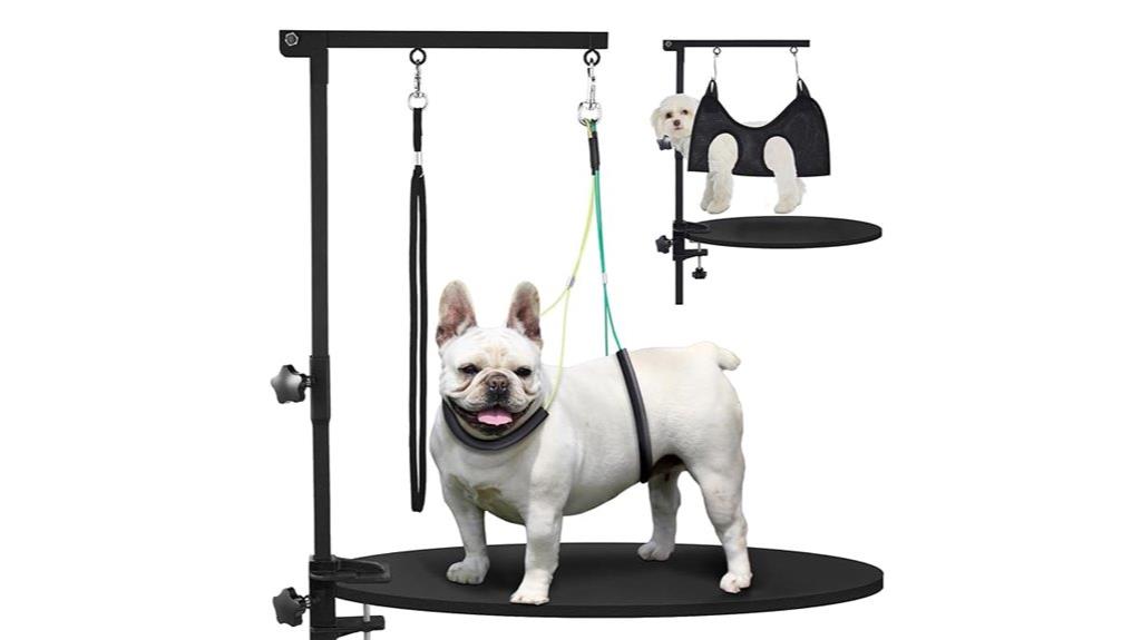 adjustable dog grooming arm