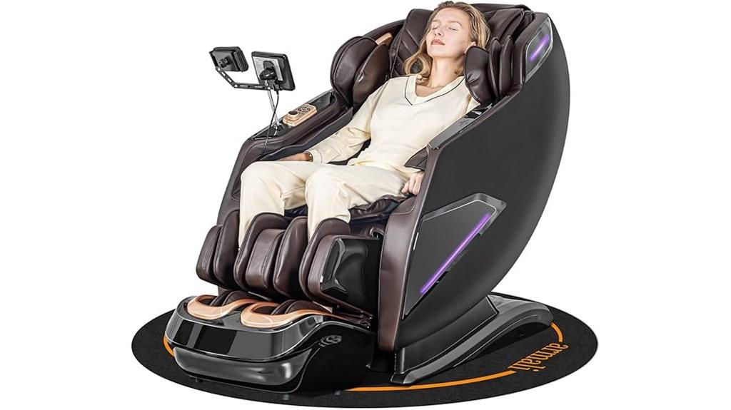 ai enabled zero gravity massage