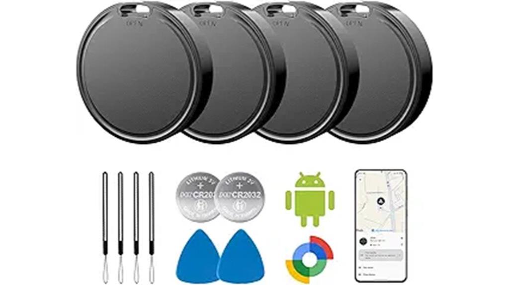 android compatible four pack trackers