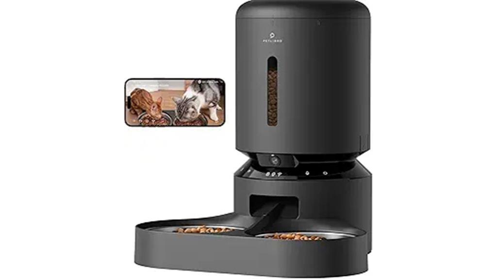 automated cat feeder camera