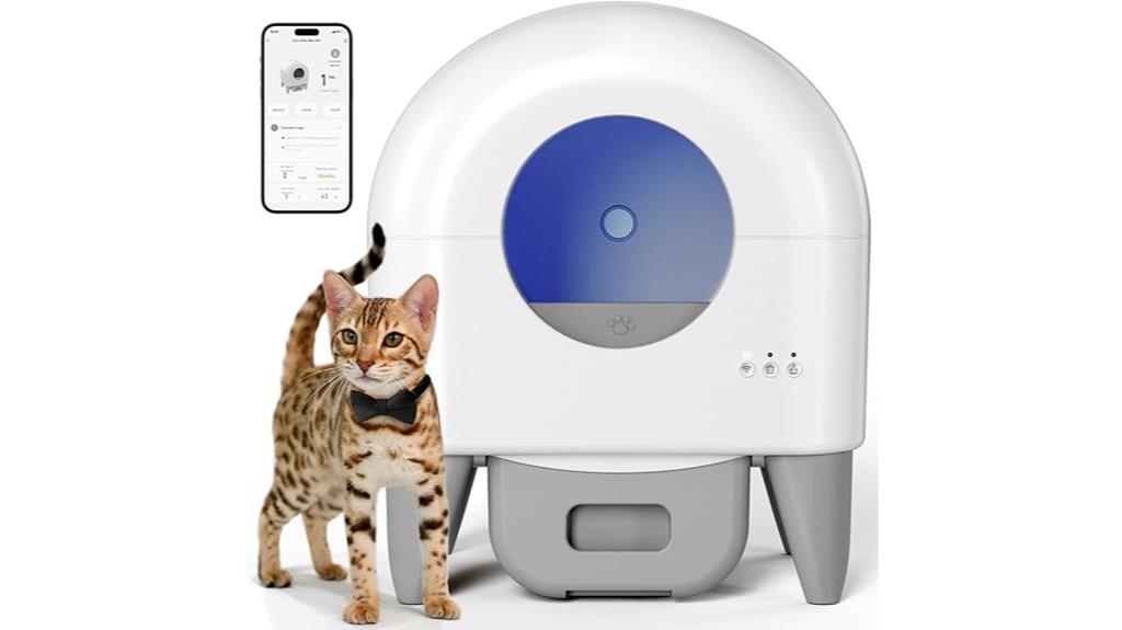 automatic self cleaning litter box