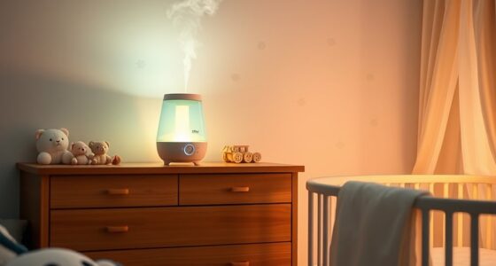 baby room humidifier lights