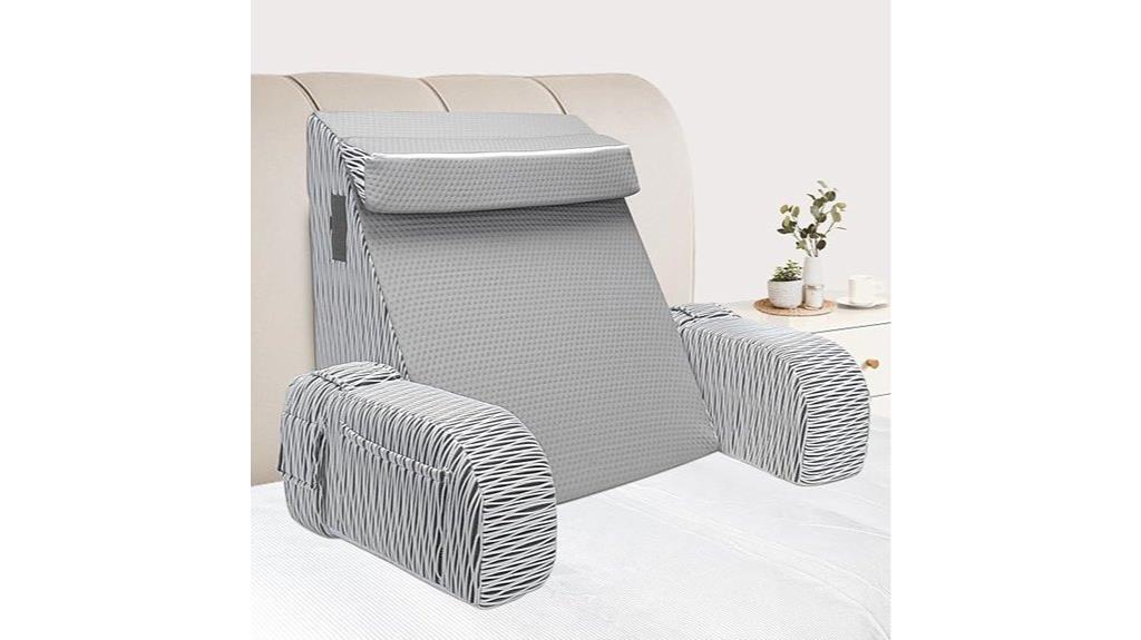 bed sitting backrest pillow