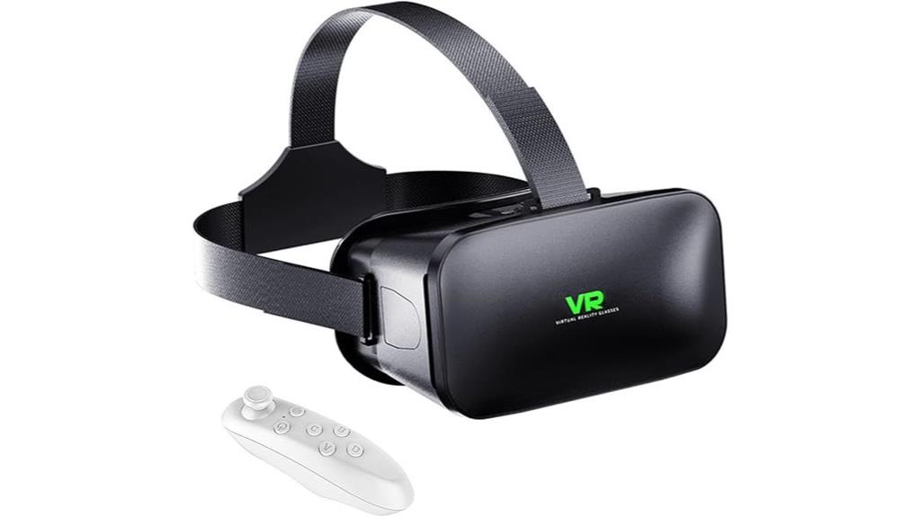 black 3d vr headset