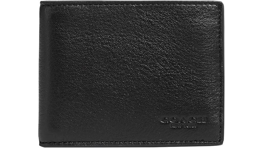 black sport calf bifold