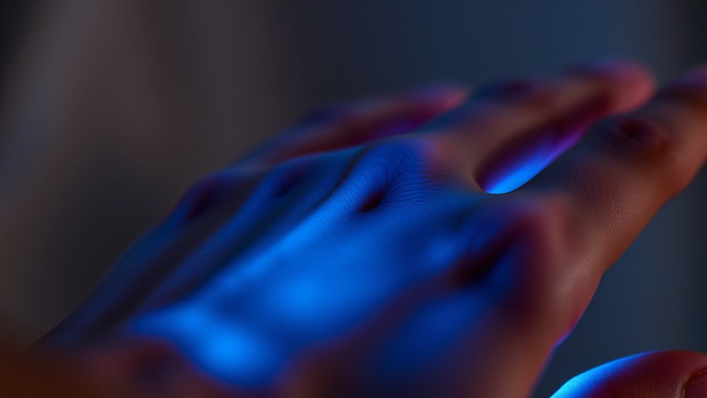 blue light accelerates skin aging