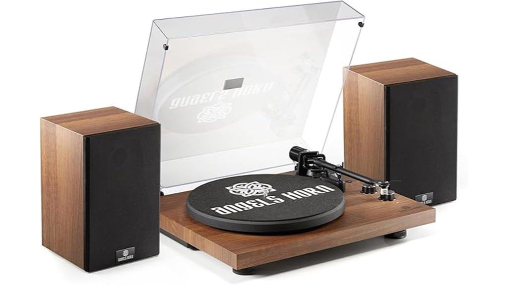 bluetooth record player speakers