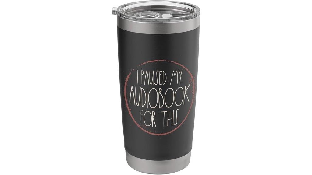 book lover s travel tumbler