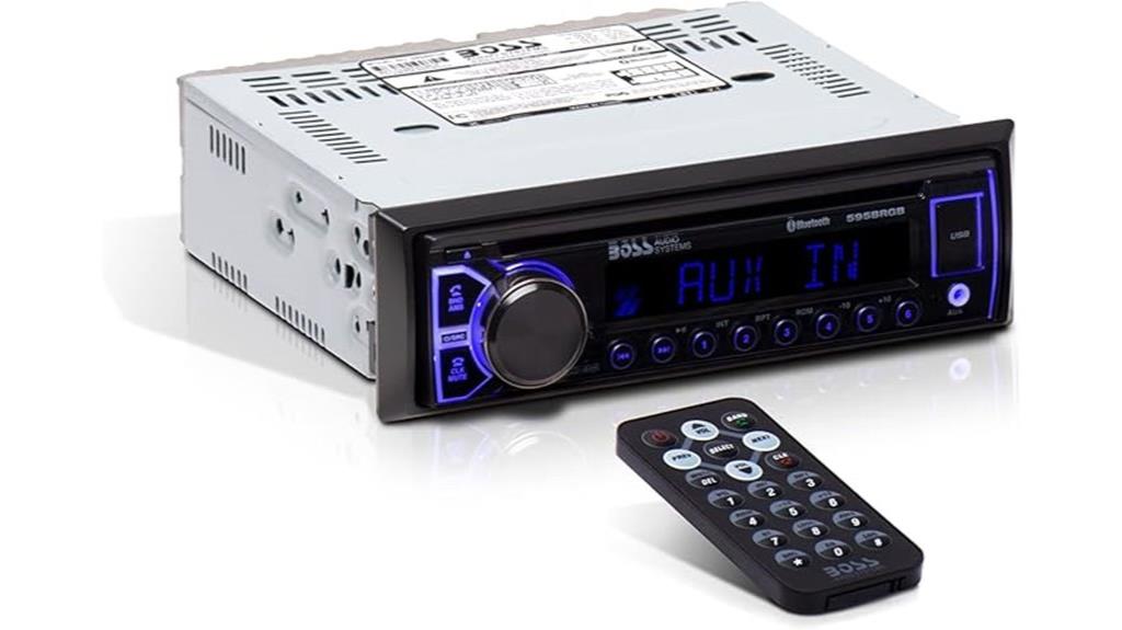 boss 595brgb car stereo