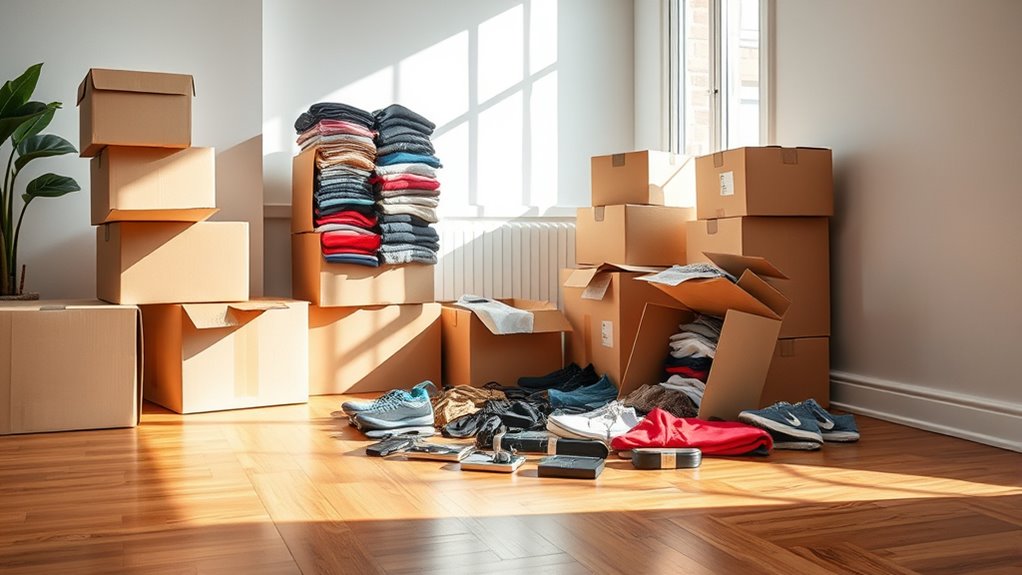 break down organize declutter