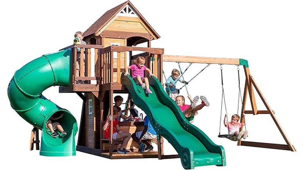 cedar cove playset features
