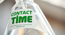 check label for contact time