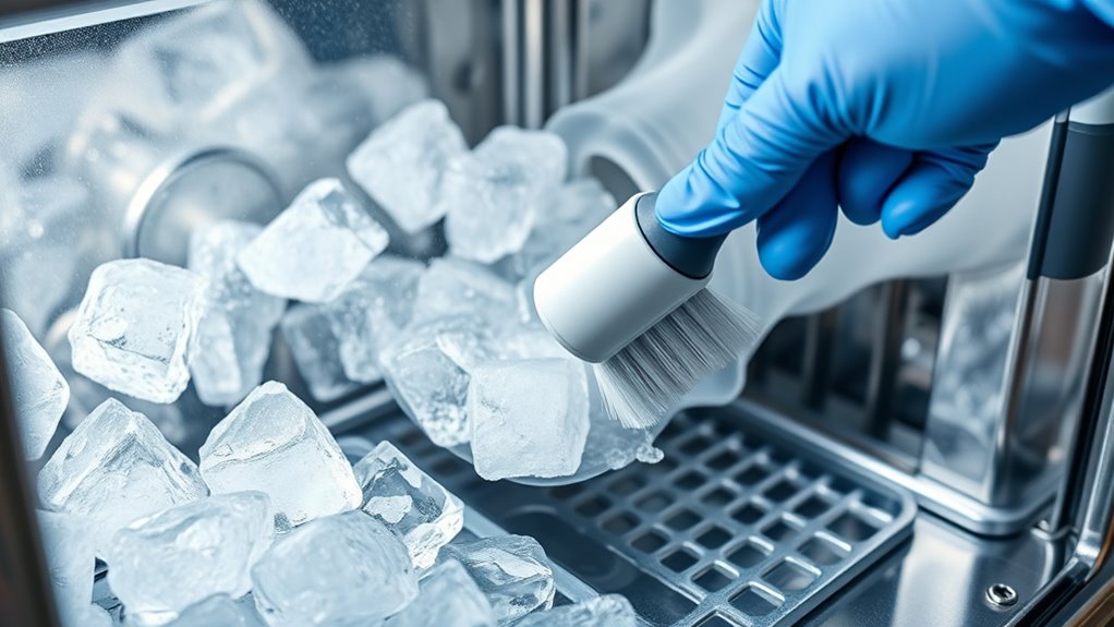 clean and descale ice maker