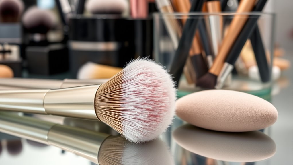 clean brushes prevent skin infections
