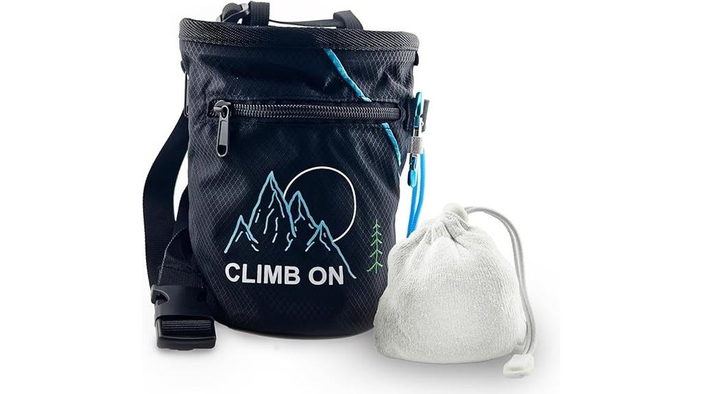 climbing gear chalk and ball