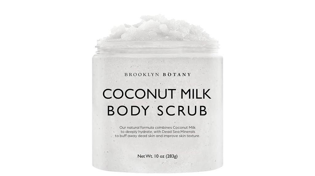 coconut milk body scrub