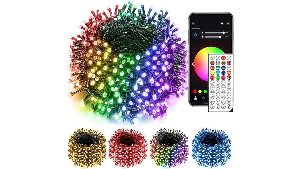 color changing christmas string lights