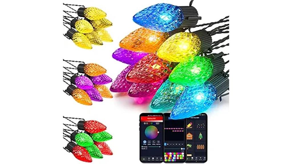 colorful outdoor christmas lights
