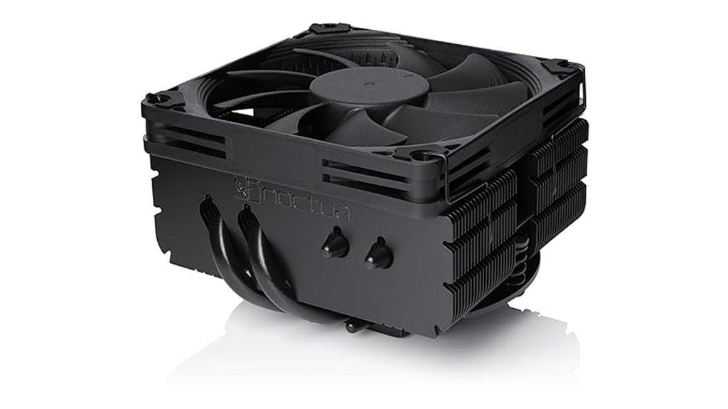 compact black cpu cooler