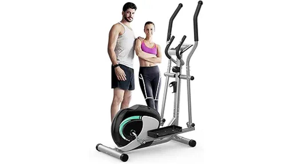compact elliptical exercise machine