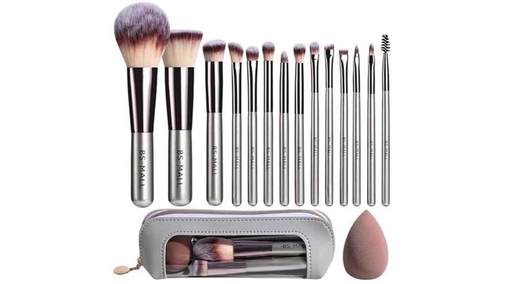 complete 14 piece brush set