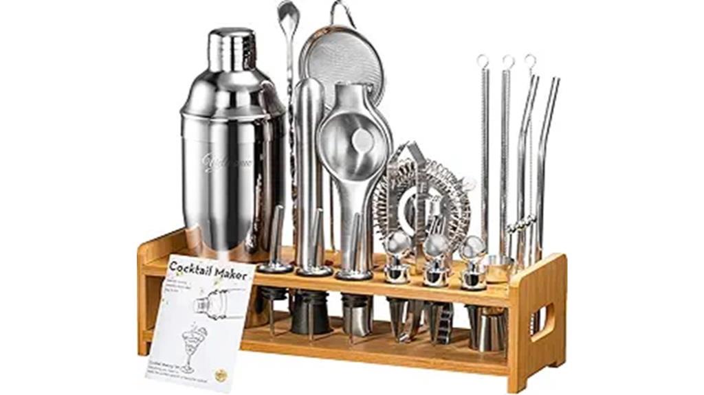 complete cocktail shaker set