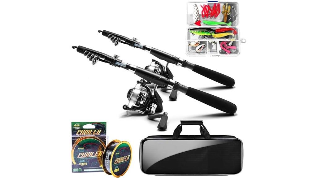complete telescopic fishing kit