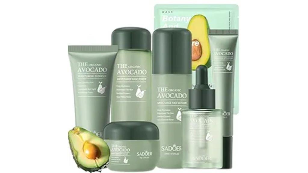 comprehensive avocado skincare kit