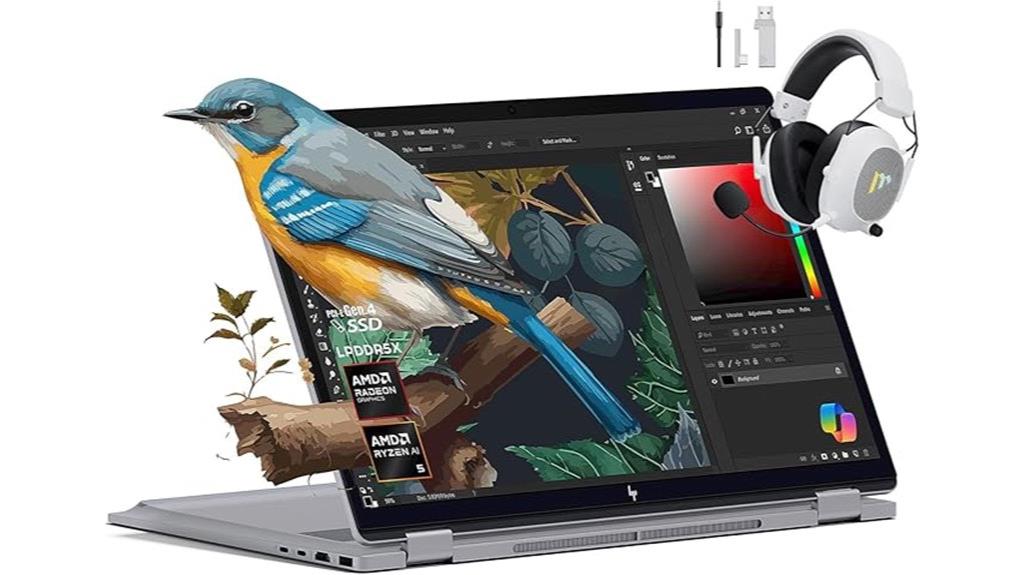 convertible touchscreen amd ryzen