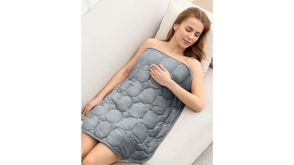 cotton blue lap blanket