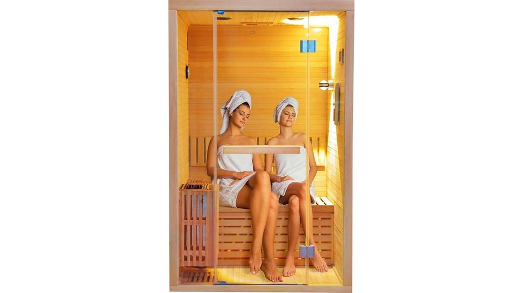 cozy small sauna room