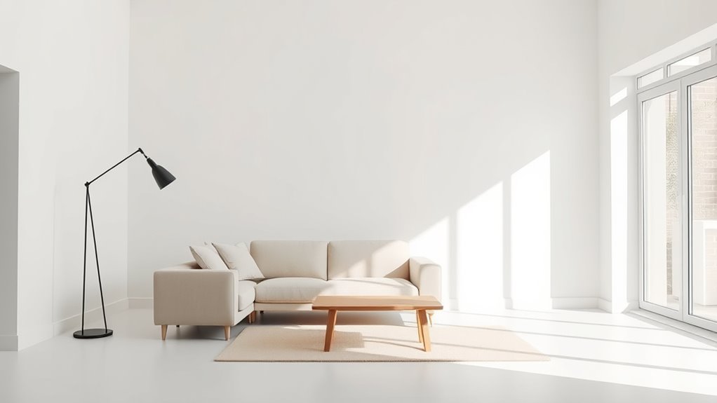 create calm clutter free space