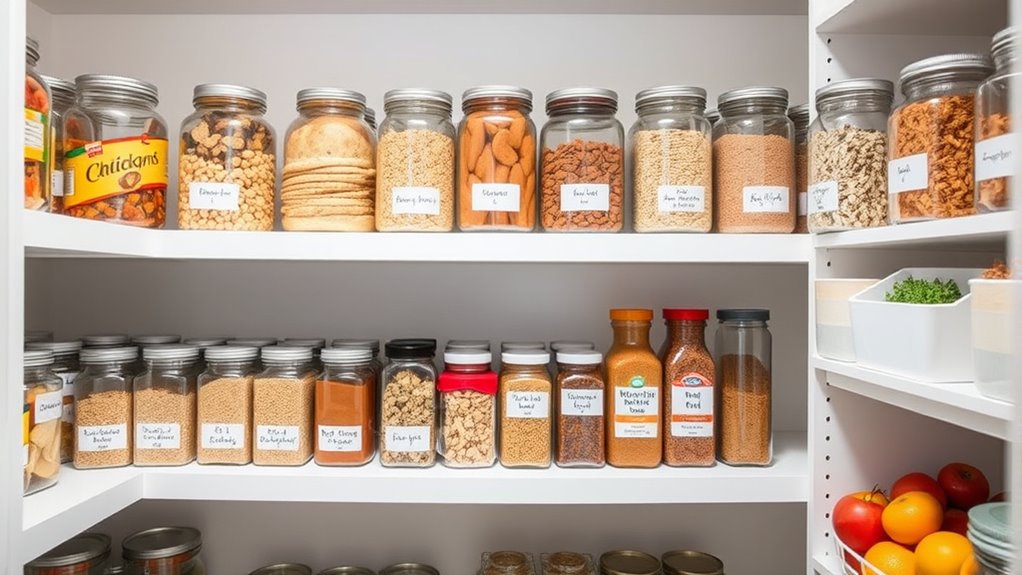 create labeled storage zones