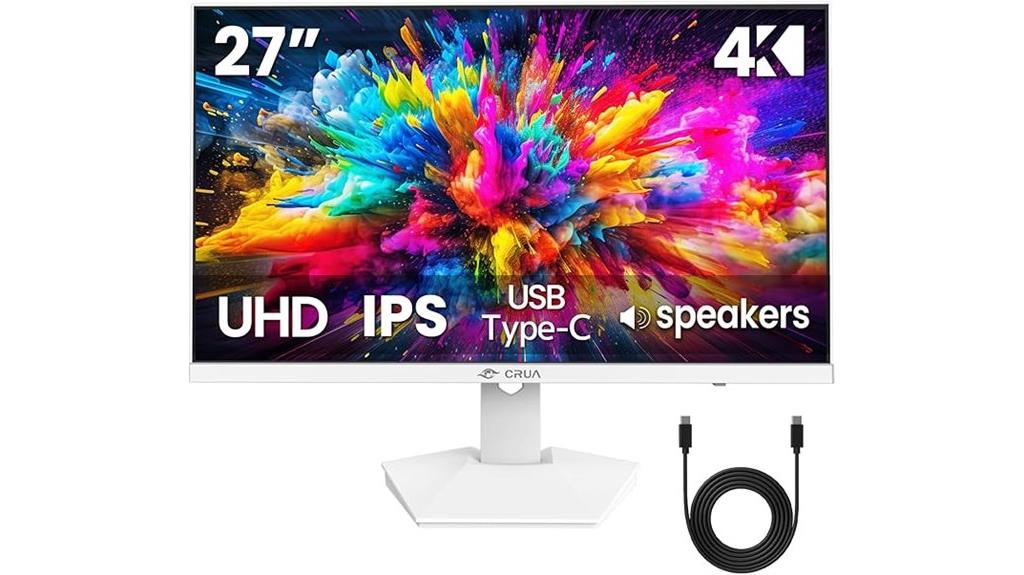 crisp 4k ips display