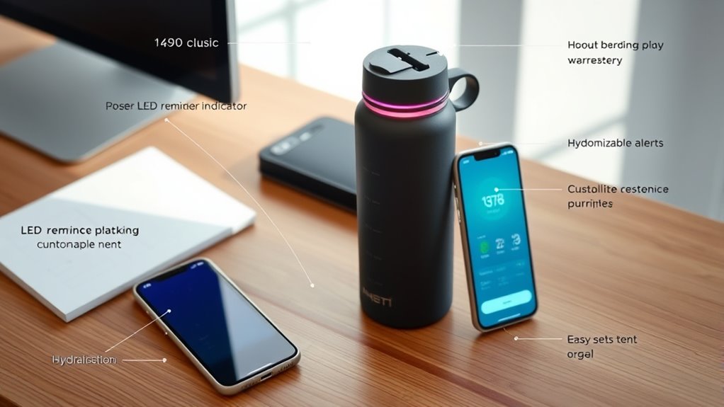 customizable hydration tracking features