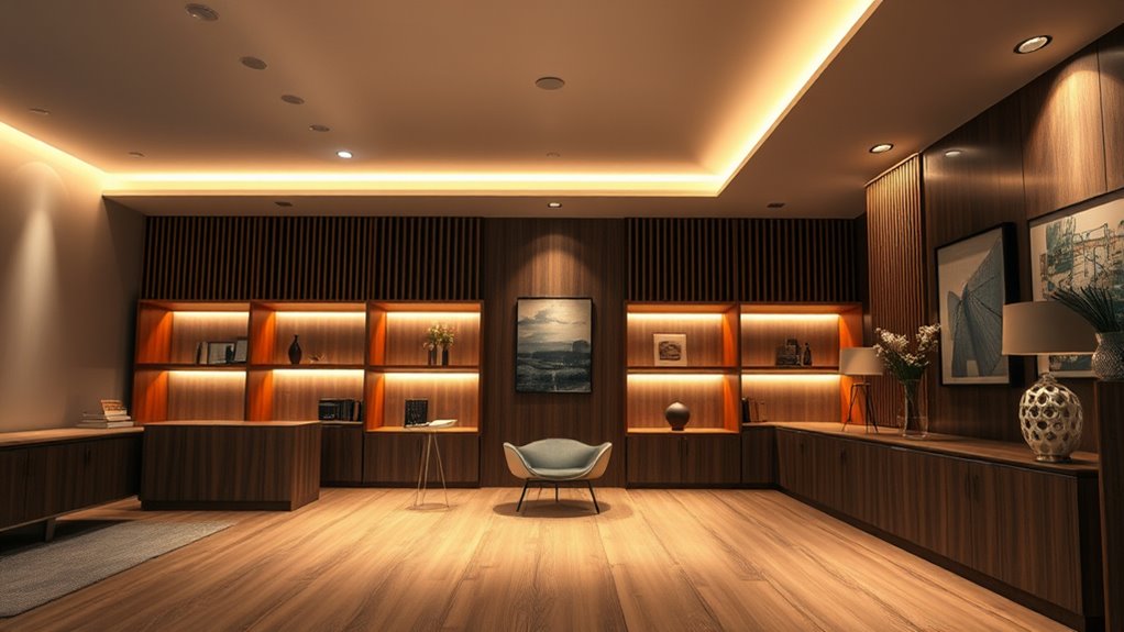 different lighting types combined