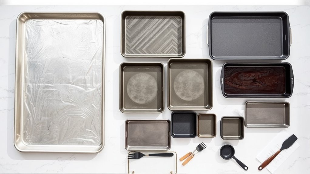 different size sheet pans